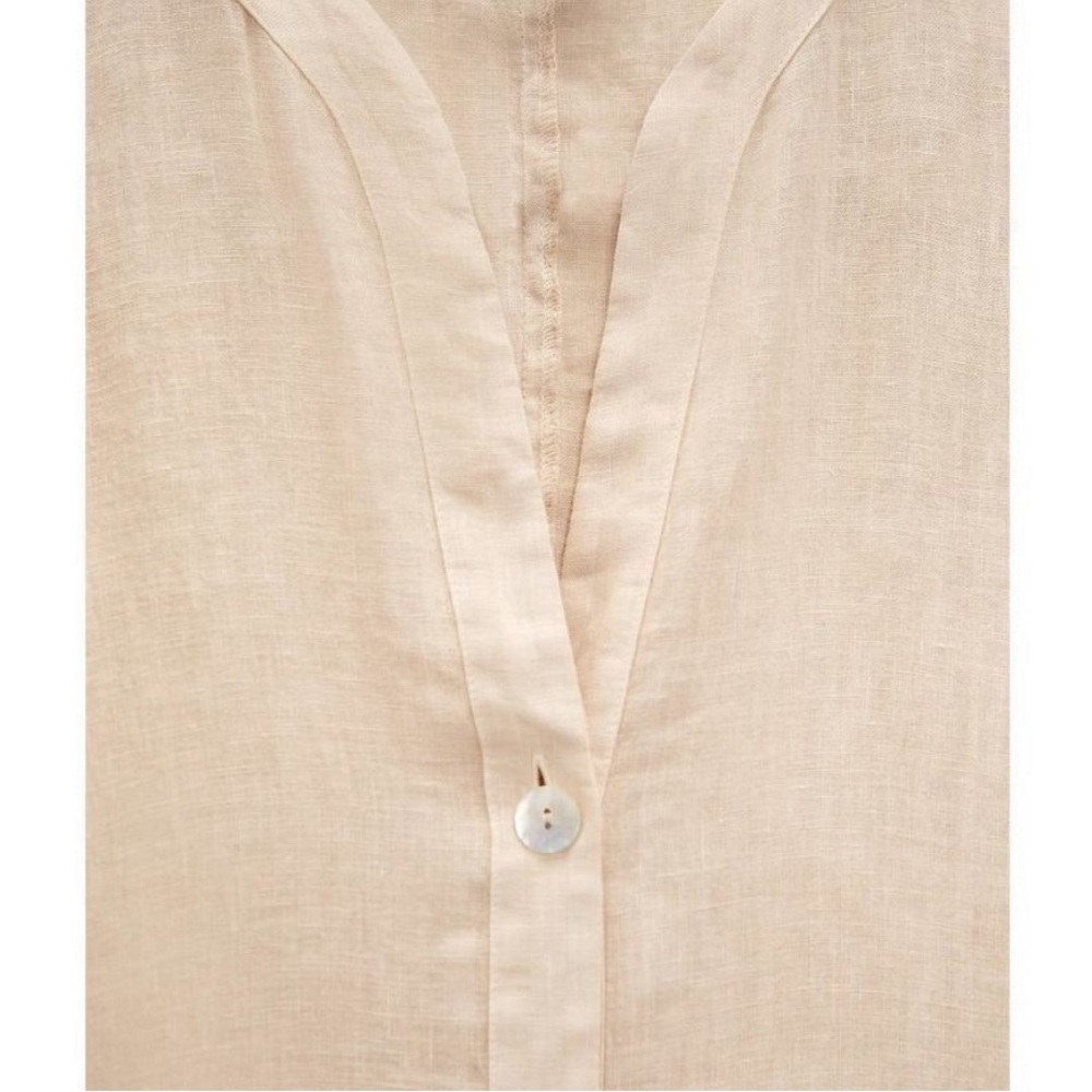Zara Beige Midi Dress - Picture 4 of 7